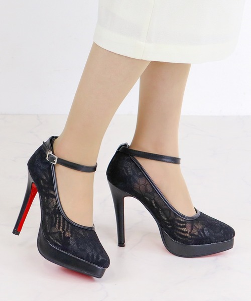 LibertyDoll(リバティードール)の「Liberty Doll / 12cmヒール ストーム付き ポインテッドトゥ 美脚パンプス (1125-SA)(パンプス・レディース・ブラック/ブラック系その他/ブラック系その他2/ブラック系その他3/ホワイト/ブラック系その他4/シルバー/ゴールド・S/M/L/LL/XL/SS)」の16枚目の写真