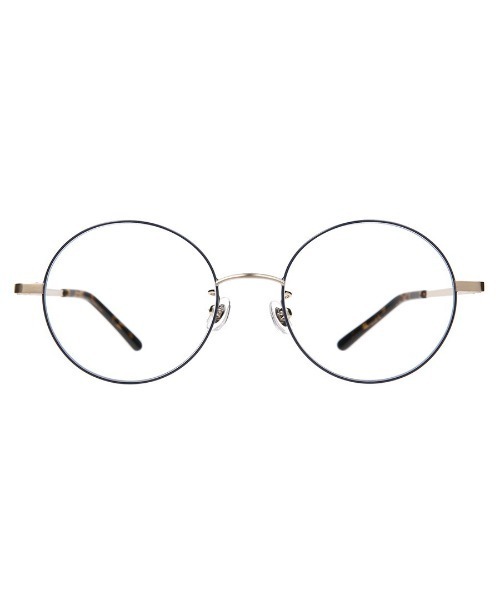 Zoff（ゾフ）の「ラウンド型 クリアレンズサングラス｜Zoff UV CLEAR SUNGLASSES (UV100%カット)（サングラス・レディース・ブラック/ネイビー・FREE）」の8枚目の写真