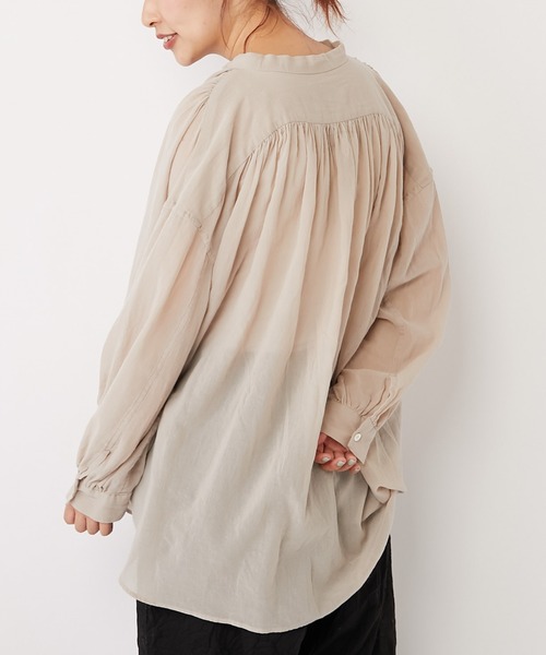 PUAL CE CIN（ピュアルセシン）の「【Kanocoさん着用】シフォンブラウス（シャツ/ブラウス・レディース・オフホワイト/カーキ/ブラック/ベージュ・FREE）」の19枚目の写真