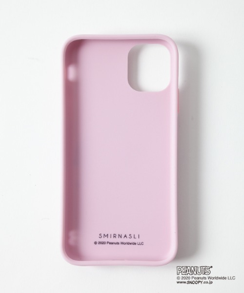 SMIR NASLI（サミールナスリ）の「【PEANUTS】別注Charlie & Lucy  Mobile XR/ 別注モバイル（スマホケース/カバー・レディース・ピンク・フリー）」の3枚目の写真