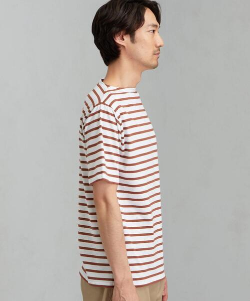 SAINT JAMES（セントジェームス）の「[ セントジェームス ] SC SAINT JAMES ピリアック ボーダー 20 半袖 カットソー（Tシャツ/カットソー・メンズ・ライトブルー/ブラウン/ブラック・SMALL/MEDIUM/LARGE）」の17枚目の写真