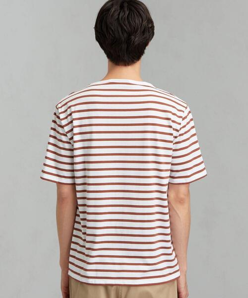 SAINT JAMES（セントジェームス）の「[ セントジェームス ] SC SAINT JAMES ピリアック ボーダー 20 半袖 カットソー（Tシャツ/カットソー・メンズ・ライトブルー/ブラウン/ブラック・SMALL/MEDIUM/LARGE）」の18枚目の写真