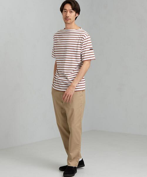 SAINT JAMES（セントジェームス）の「[ セントジェームス ] SC SAINT JAMES ピリアック ボーダー 20 半袖 カットソー（Tシャツ/カットソー・メンズ・ライトブルー/ブラウン/ブラック・SMALL/MEDIUM/LARGE）」の12枚目の写真