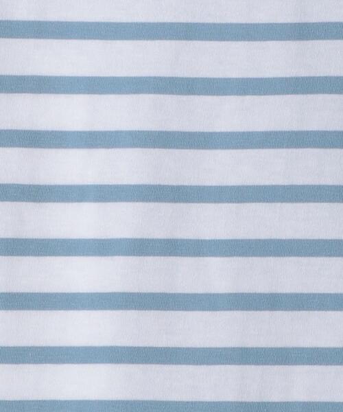 SAINT JAMES（セントジェームス）の「[ セントジェームス ] SC SAINT JAMES ピリアック ボーダー 20 半袖 カットソー（Tシャツ/カットソー・メンズ・ライトブルー/ブラウン/ブラック・SMALL/MEDIUM/LARGE）」の15枚目の写真