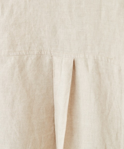 cepo（セポ）の「【ＬＩＮＥＮ１００】レギュラーオーバーシャツ（シャツ/ブラウス・レディース・ベージュ/オフホワイト/オレンジ・M）」の10枚目の写真