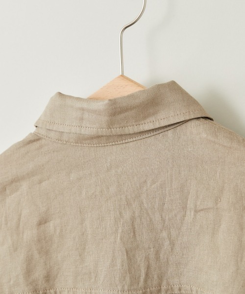 cepo（セポ）の「【ＬＩＮＥＮ１００】レギュラーオーバーシャツ（シャツ/ブラウス・レディース・ベージュ/オフホワイト/オレンジ・M）」の19枚目の写真