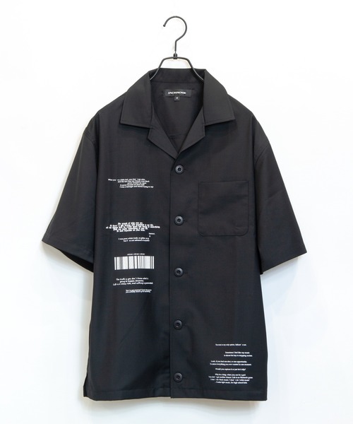 JACKROSE（ジャックローズ）の「FUCK刺繍CPO半袖シャツ（シャツ/ブラウス・メンズ・ホワイト/ブラック/ベージュ・M/L）」の6枚目の写真