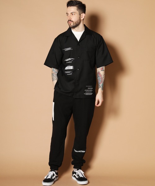 JACKROSE（ジャックローズ）の「FUCK刺繍CPO半袖シャツ（シャツ/ブラウス・メンズ・ホワイト/ブラック/ベージュ・M/L）」の14枚目の写真