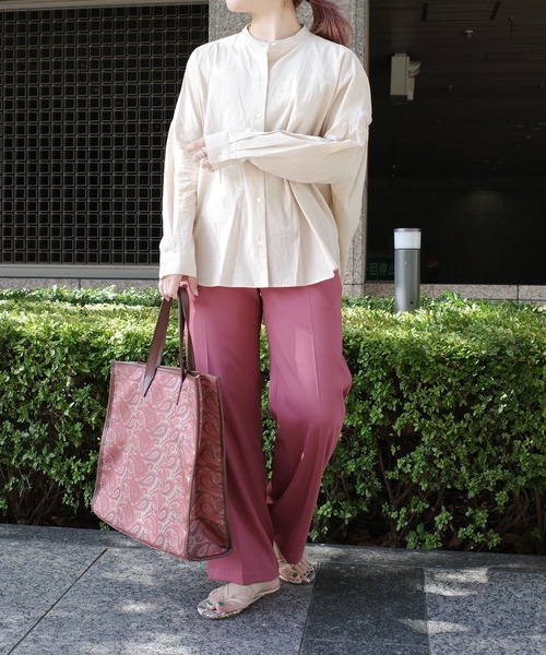 DouDou（ドゥドゥ）の「バックギャザーブラウス（シャツ/ブラウス・レディース・オフホワイト/ブラック/ベージュ・FREE）」の18枚目の写真