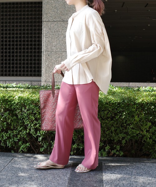 DouDou（ドゥドゥ）の「バックギャザーブラウス（シャツ/ブラウス・レディース・オフホワイト/ブラック/ベージュ・FREE）」の20枚目の写真