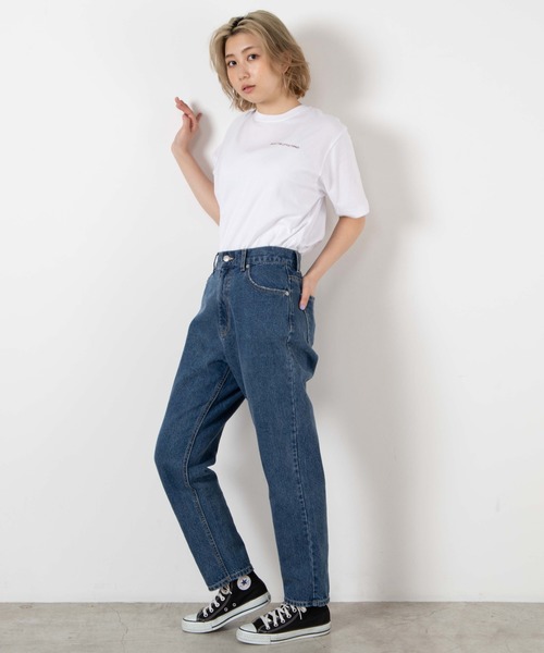 WEGO（ウィゴー）の「WEGO/バックプリントロゴTシャツ（Tシャツ/カットソー・レディース・ホワイト/スミクロ・SMALL/MEDIUM/LARGE）」の5枚目の写真