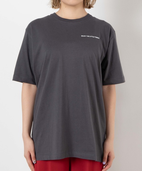 WEGO（ウィゴー）の「WEGO/バックプリントロゴTシャツ（Tシャツ/カットソー・レディース・ホワイト/スミクロ・SMALL/MEDIUM/LARGE）」の12枚目の写真