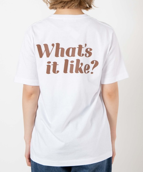 WEGO（ウィゴー）の「WEGO/バックプリントロゴTシャツ（Tシャツ/カットソー・レディース・ホワイト/スミクロ・SMALL/MEDIUM/LARGE）」の11枚目の写真