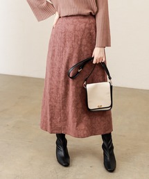 natural couture | フラワージャガードロングスカート(スカート)