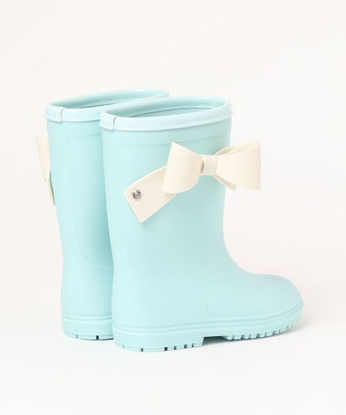 Catherine Cottage(キャサリンコテージ)の「サイドリボンレインブーツ(レインシューズ・キッズ・ネイビー/ホワイト/ミント/ライラック/サックスブルー/ネイビー系1/ネイビー系2・20/22/23/16/17/18/19/21)」の17枚目の写真