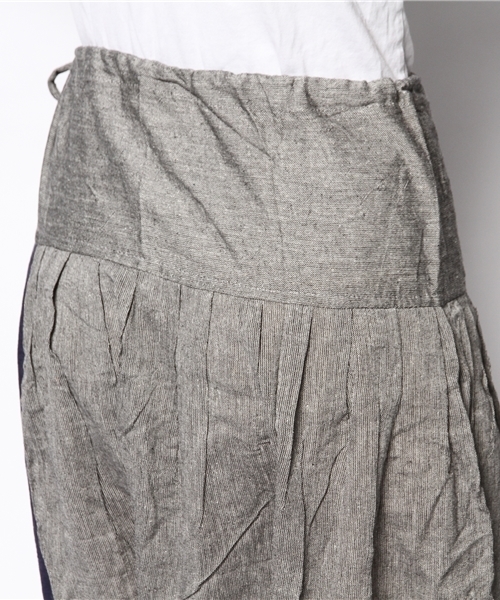 チャイハネ（チャイハネ）の「【チャイハネ】バイカラーサルエルパンツ（ユニセックス）（その他パンツ・レディース・ブラック/グレー/オフホワイト/パープル・FREE）」の13枚目の写真