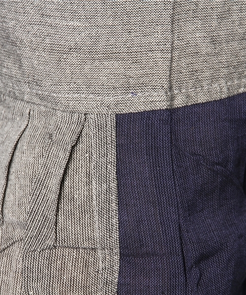 チャイハネ（チャイハネ）の「【チャイハネ】バイカラーサルエルパンツ（ユニセックス）（その他パンツ・レディース・ブラック/グレー/オフホワイト/パープル・FREE）」の8枚目の写真