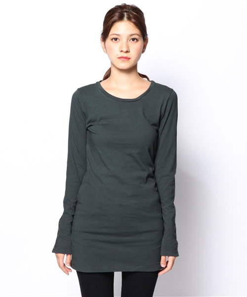 LOUNGEDRESS(ラウンジドレス)の「VelvetロンT(Tシャツ/カットソー・レディース・その他/グリーン・SMALL)」の5枚目の写真