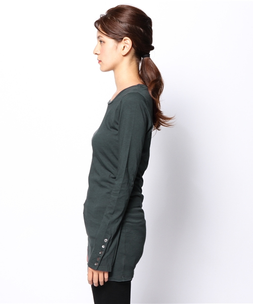 LOUNGEDRESS(ラウンジドレス)の「VelvetロンT(Tシャツ/カットソー・レディース・その他/グリーン・SMALL)」の6枚目の写真