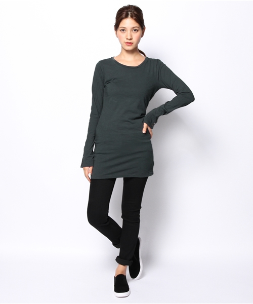 LOUNGEDRESS(ラウンジドレス)の「VelvetロンT(Tシャツ/カットソー・レディース・その他/グリーン・SMALL)」の8枚目の写真