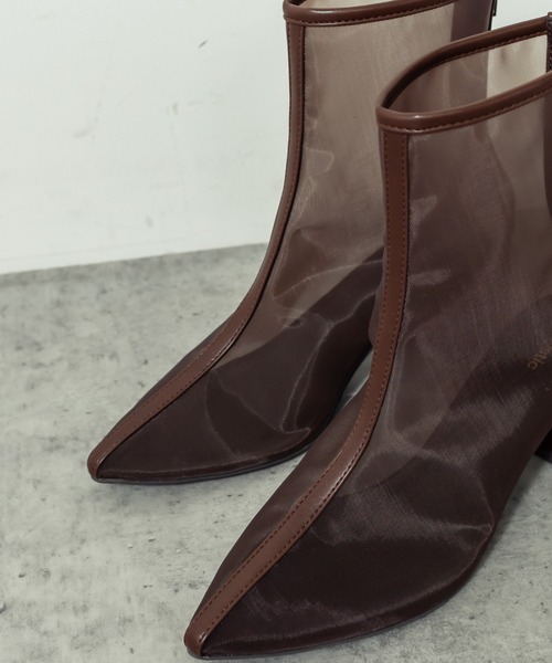 mystic（ミスティック）の「チュールブーツ（ブーツ・レディース・オフホワイト/ブラウン/ベージュ・36/37/38）」の13枚目の写真