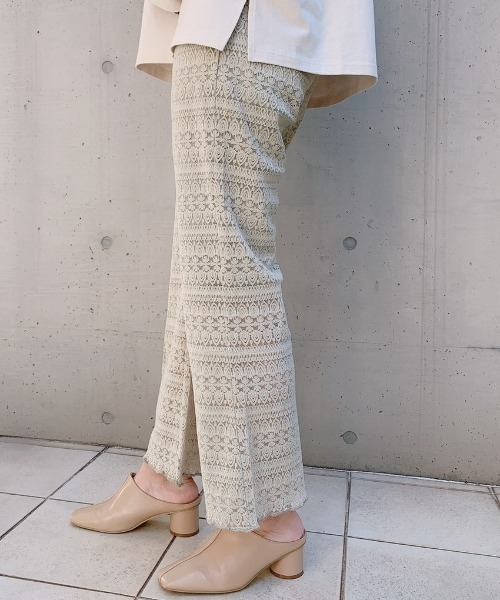 VANNIE U（ヴァニーユー）の「透かしレースパンツ（その他パンツ・レディース・アイボリー/ミント・FREE）」の13枚目の写真