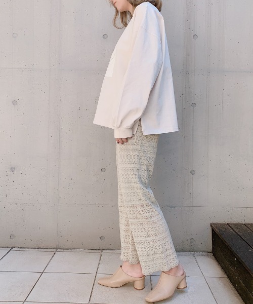 VANNIE U（ヴァニーユー）の「透かしレースパンツ（その他パンツ・レディース・アイボリー/ミント・FREE）」の21枚目の写真