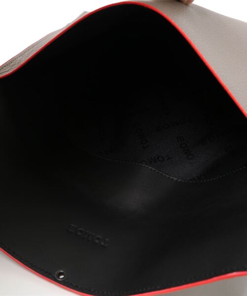 TOMOE(トモエ)の「【TOMOE】トモエ/UTILITYレザーサコッシュ(ショルダーバッグ・メンズ・ブラック系その他/グレー系その他/グレー/ネイビー/ブラック/オリーブ・FREE)」の9枚目の写真