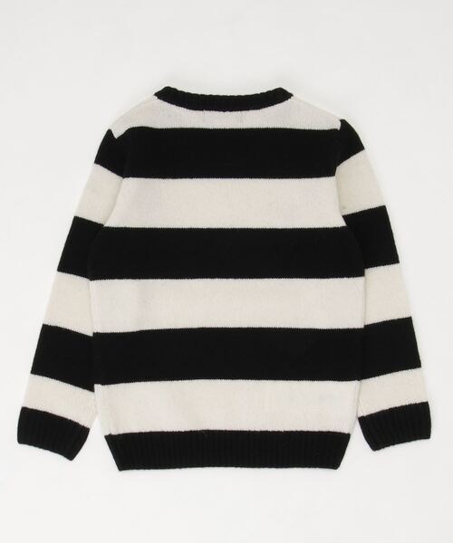 FRED PERRY（フレッドペリー）の「Kids Contrast Stripe Crew Neck Jumper（ニット/セーター・キッズ・ブラック・2-3/8-9/6-7/4-5）」の2枚目の写真