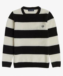 FRED PERRY | Kids Contrast Stripe Crew Neck Jumper(ニット/セーター)