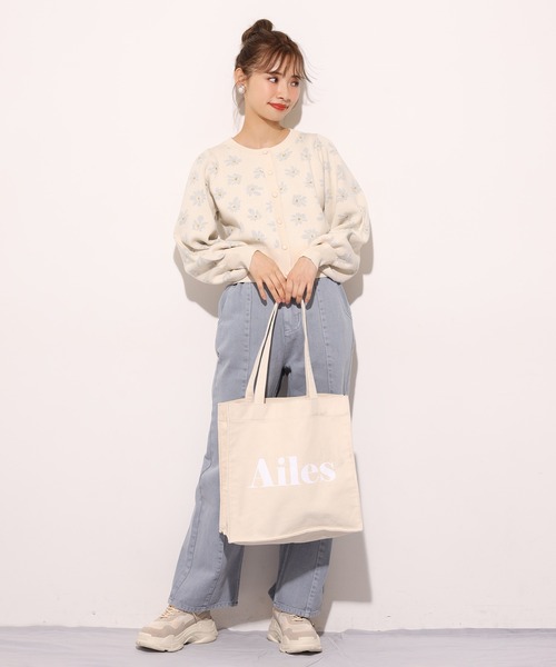 one after another NICE CLAUP(ワンアフターアナザーナイスクラップ)の「ロゴキャンバストートバック(トートバッグ・レディース・ホワイト/ブラック/グリーン/サックスブルー・FREE)」の9枚目の写真