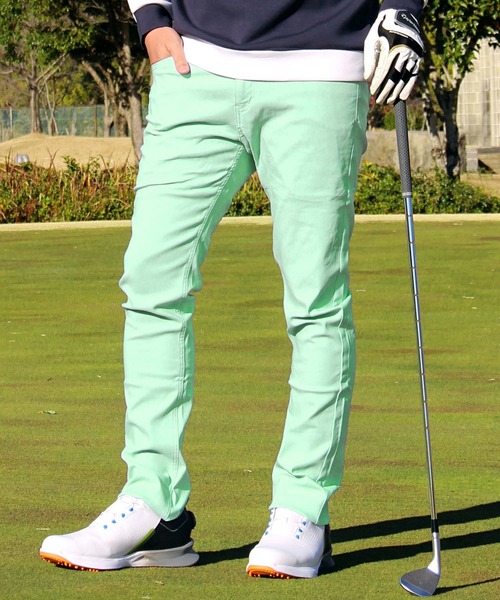 TopIsm（トップイズム）の「SUPERストレッチ ゴルフパンツ ゴルフウェア メンズ（ゴルフグッズ・メンズ・ブラック/ホワイト/ベージュ/ネイビー/グレー/オリーブ/ワイン/チャコールグレー/サックスブルー/ブルー/ブルーグリーン/ラベンダー/オレンジ/イエロー/ミント・M/L/XL/S/2XL/3XL）」の8枚目の写真