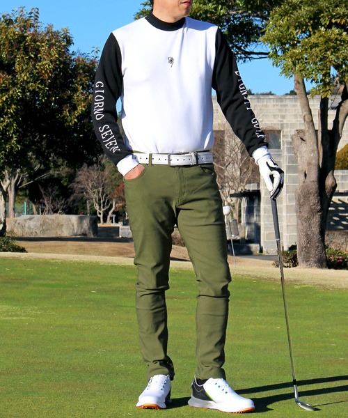TopIsm（トップイズム）の「SUPERストレッチ ゴルフパンツ ゴルフウェア メンズ（ゴルフグッズ・メンズ・ブラック/ホワイト/ベージュ/ネイビー/グレー/オリーブ/ワイン/チャコールグレー/サックスブルー/ブルー/ブルーグリーン/ラベンダー/オレンジ/イエロー/ミント・M/L/XL/S/2XL/3XL）」の19枚目の写真