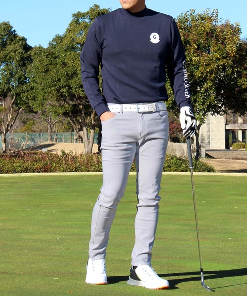 TopIsm（トップイズム）の「SUPERストレッチ ゴルフパンツ ゴルフウェア メンズ（ゴルフグッズ・メンズ・ブラック/ホワイト/ベージュ/ネイビー/グレー/オリーブ/ワイン/チャコールグレー/サックスブルー/ブルー/ブルーグリーン/ラベンダー/オレンジ/イエロー/ミント・M/L/XL/S/2XL/3XL）」の21枚目の写真