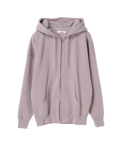 koe（コエ）の「TC裏起毛ジップパーカー21S（パーカー・レディース・カーキ/チャコールグレー/ピンク系その他2/ダークブルー/ライトグレー/ライトベージュ・L/XL/S/M）」の10枚目の写真