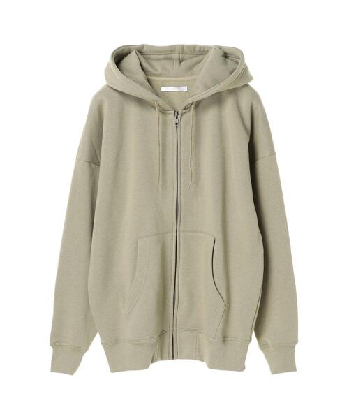 koe（コエ）の「TC裏起毛ジップパーカー21S（パーカー・レディース・カーキ/チャコールグレー/ピンク系その他2/ダークブルー/ライトグレー/ライトベージュ・L/XL/S/M）」の12枚目の写真