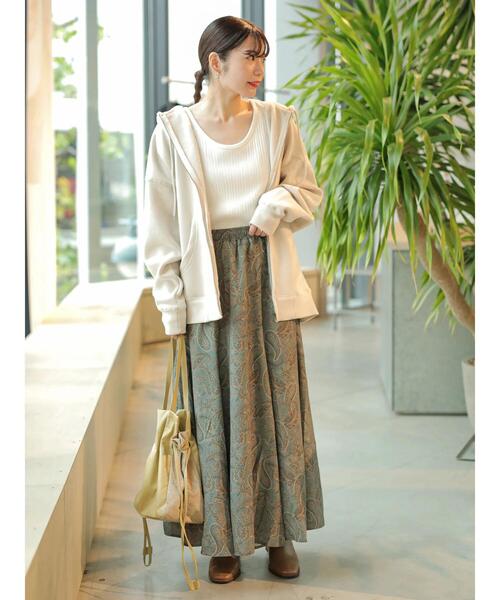 koe（コエ）の「TC裏起毛ジップパーカー21S（パーカー・レディース・カーキ/チャコールグレー/ピンク系その他2/ダークブルー/ライトグレー/ライトベージュ・L/XL/S/M）」の21枚目の写真