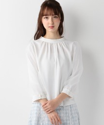 Airlyリバーシブルボウタイブラウス