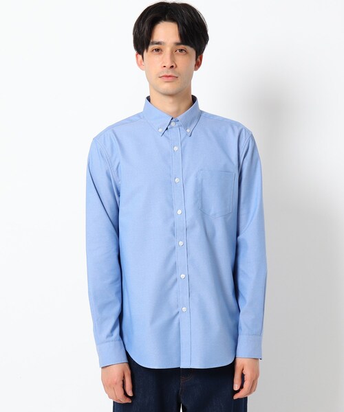 THE SHOP TK （ザ ショップ ティーケー ）の「◆調温機能　ポリオックスシャツ（シャツ/ブラウス・メンズ・オフホワイト/ブラック系1/ブルー/ネイビー系1・01/03/05/02/04）」の10枚目の写真