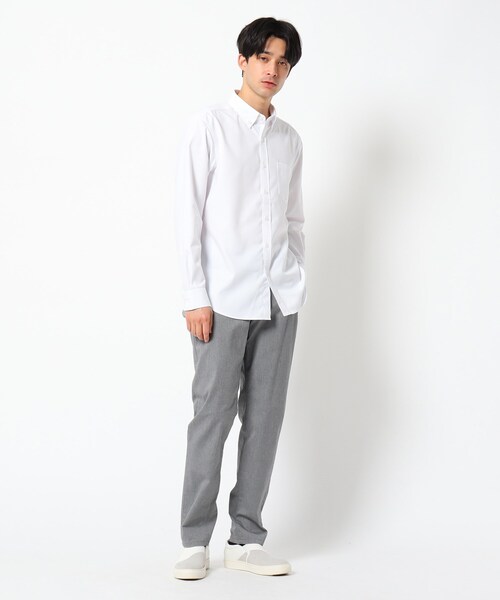 THE SHOP TK （ザ ショップ ティーケー ）の「◆調温機能　ポリオックスシャツ（シャツ/ブラウス・メンズ・オフホワイト/ブラック系1/ブルー/ネイビー系1・01/03/05/02/04）」の13枚目の写真