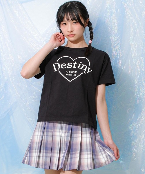 RiCO SUCRE(リコシュクレ)の「バッククロスTシャツ(Tシャツ/カットソー・キッズ・ラベンダー/ライトイエロー/ミント/オフホワイト/ブラック/ブラック系2/グリーン系/ホワイト系/ブラック系/パープル・140/160/130/150/165)」の4枚目の写真