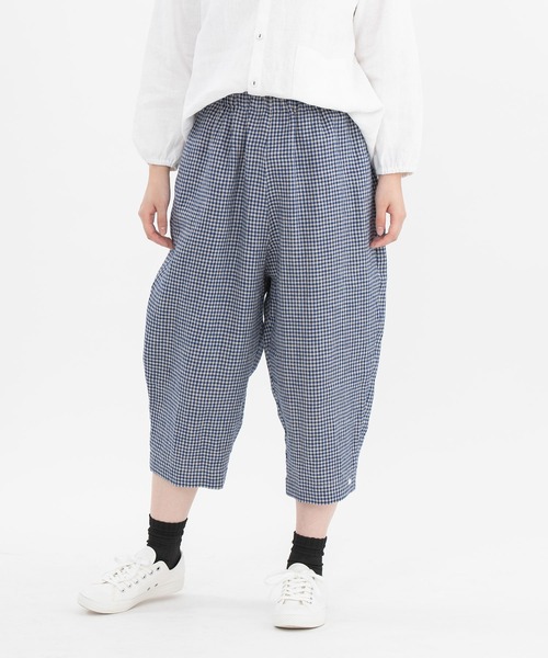 chanvre nop de nod（シャンブルノップドゥノッド）の「chanvre7分丈Pommeパンツ（その他パンツ・レディース・ブラック/ブルー/ダークブルー/キナリ・9）」の9枚目の写真