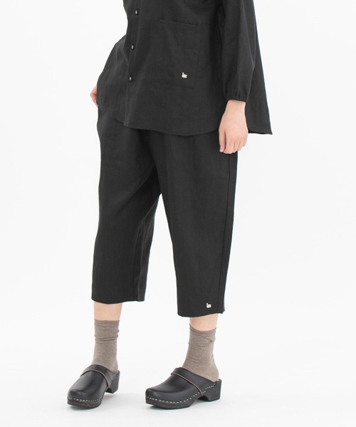 chanvre nop de nod（シャンブルノップドゥノッド）の「chanvre7分丈Pommeパンツ（その他パンツ・レディース・ブラック/ブルー/ダークブルー/キナリ・9）」の22枚目の写真