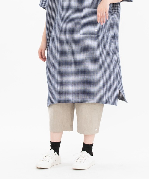 chanvre nop de nod（シャンブルノップドゥノッド）の「chanvre7分丈Pommeパンツ（その他パンツ・レディース・ブラック/ブルー/ダークブルー/キナリ・9）」の7枚目の写真