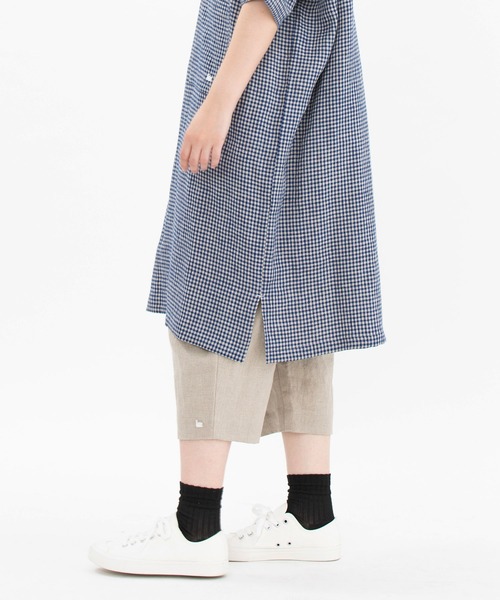 chanvre nop de nod（シャンブルノップドゥノッド）の「chanvre7分丈Pommeパンツ（その他パンツ・レディース・ブラック/ブルー/ダークブルー/キナリ・9）」の11枚目の写真