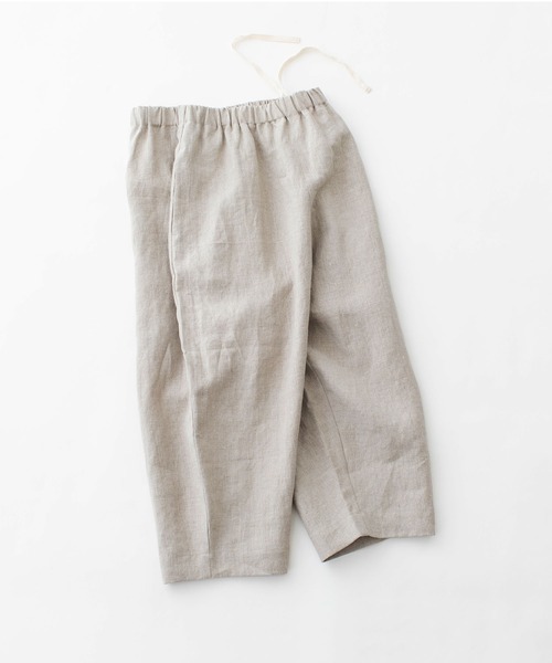 chanvre nop de nod（シャンブルノップドゥノッド）の「chanvre7分丈Pommeパンツ（その他パンツ・レディース・ブラック/ブルー/ダークブルー/キナリ・9）」の12枚目の写真