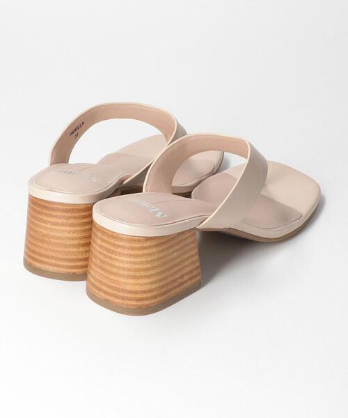 Lepidos（レピドス）の「＜mollini＞レザートングサンダル ◆（サンダル・レディース・ナチュラル/ブラック・36/37/38）」の3枚目の写真