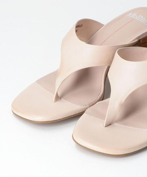 Lepidos（レピドス）の「＜mollini＞レザートングサンダル ◆（サンダル・レディース・ナチュラル/ブラック・36/37/38）」の7枚目の写真