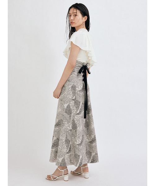 FRAY I.D(フレイアイディー)の「トングレースアップサンダル(サンダル・レディース・パープル/ホワイト・36/38/37)」の4枚目の写真