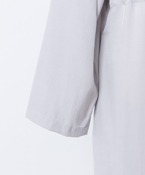 Rewde（ルゥデ）の「フーディロングコート（1R24-8217105）（その他アウター・レディース・ベージュ/グレー/ミント・M）」の16枚目の写真